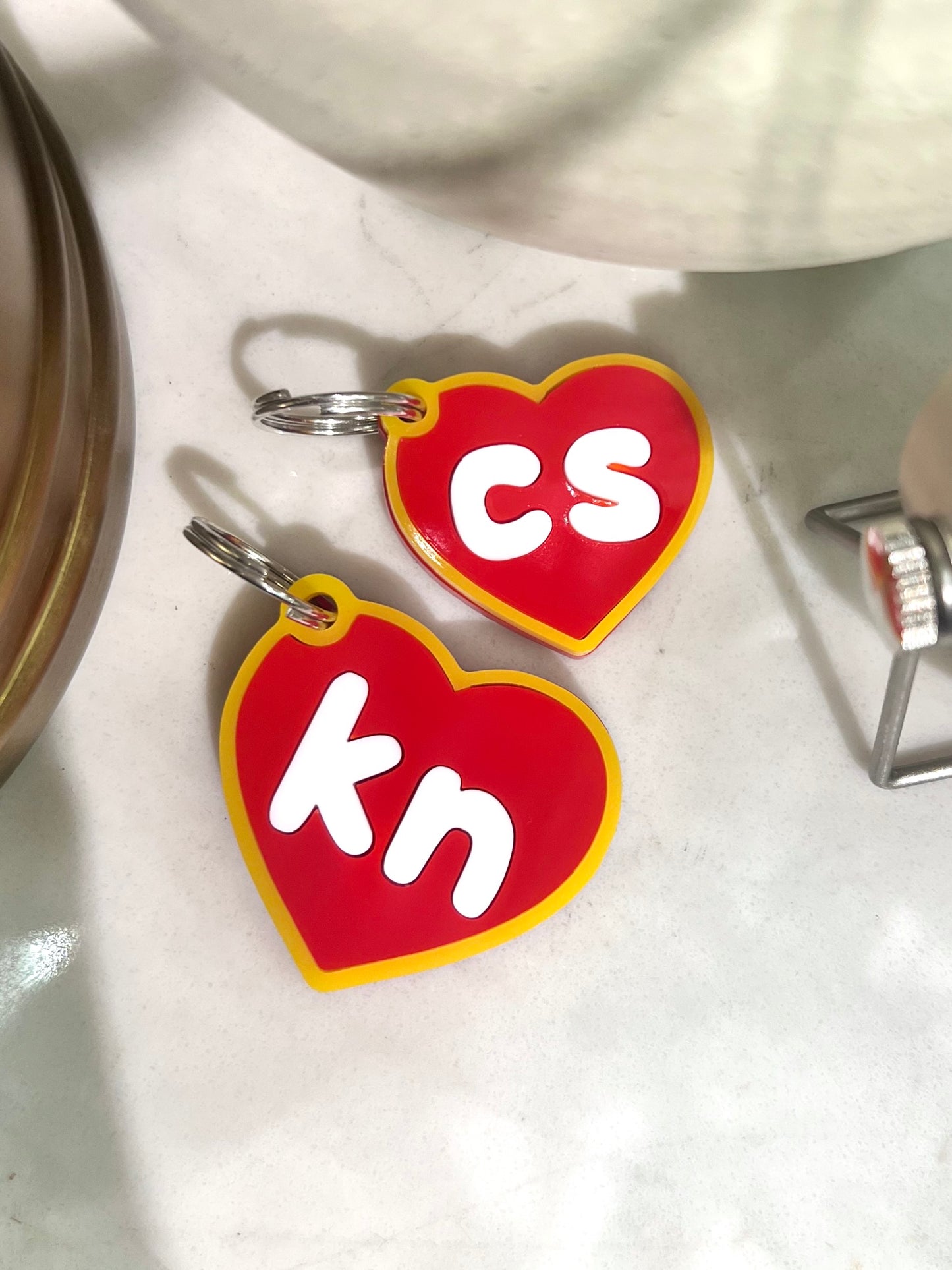 Custom Heart Pet Tag