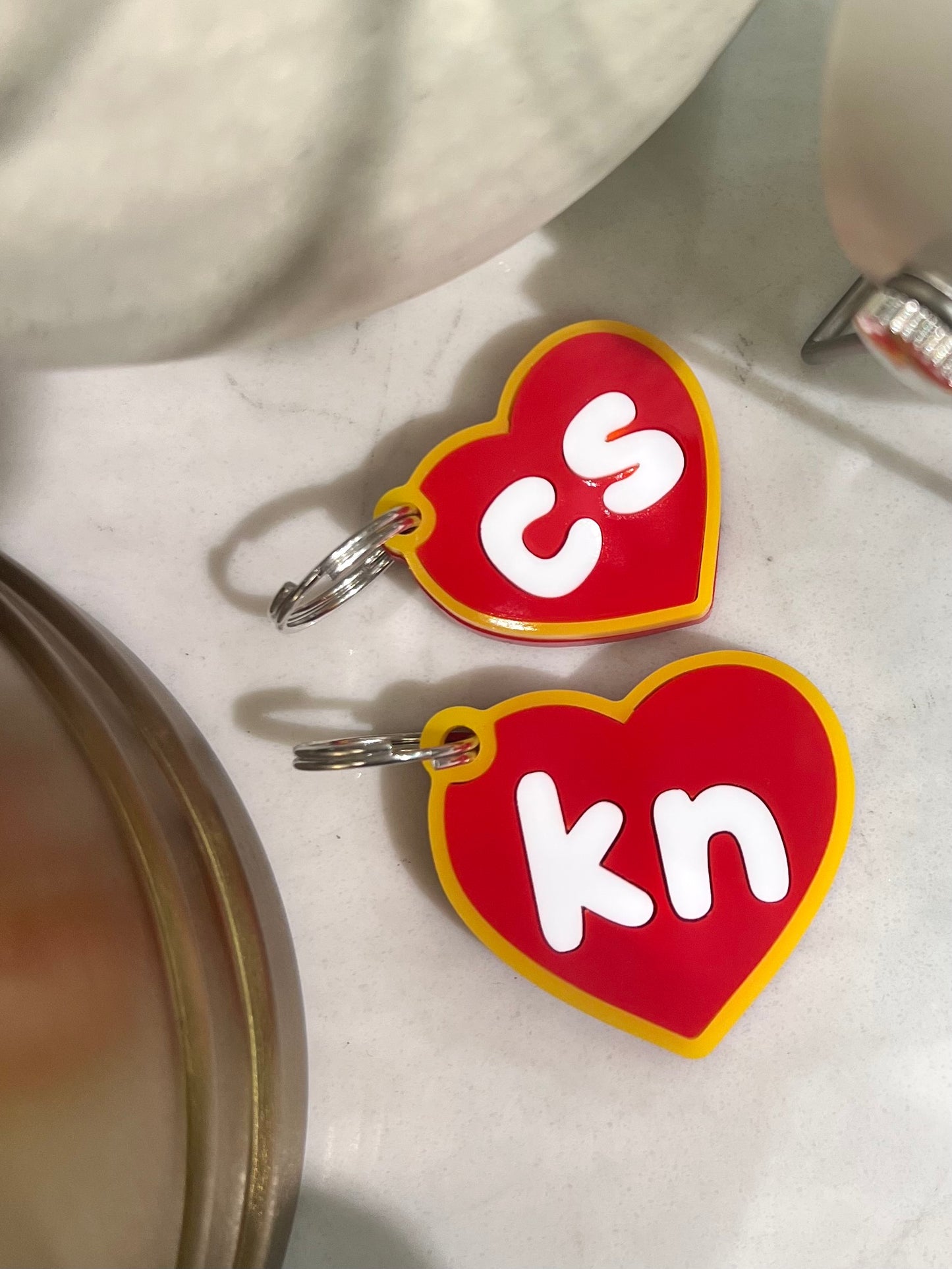 Custom Heart Pet Tag